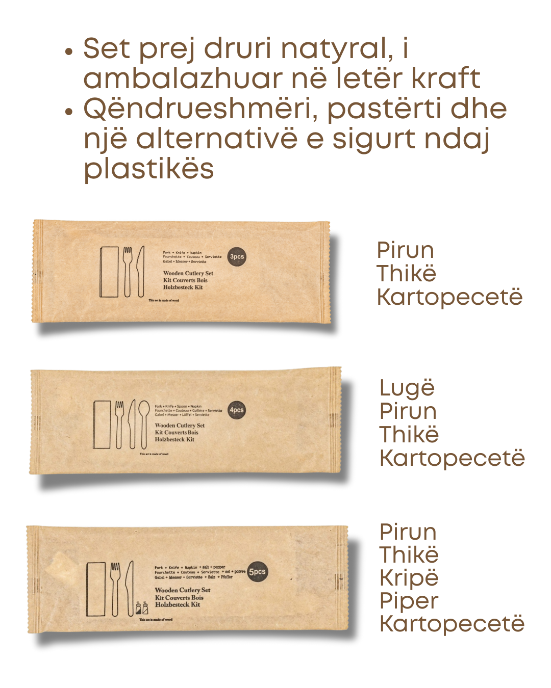 zarf letre servise ushqimi